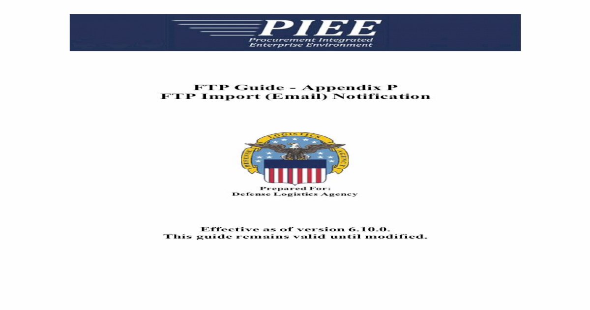 FTP Guide Appendix P FTP Import Email Notification PDF Document