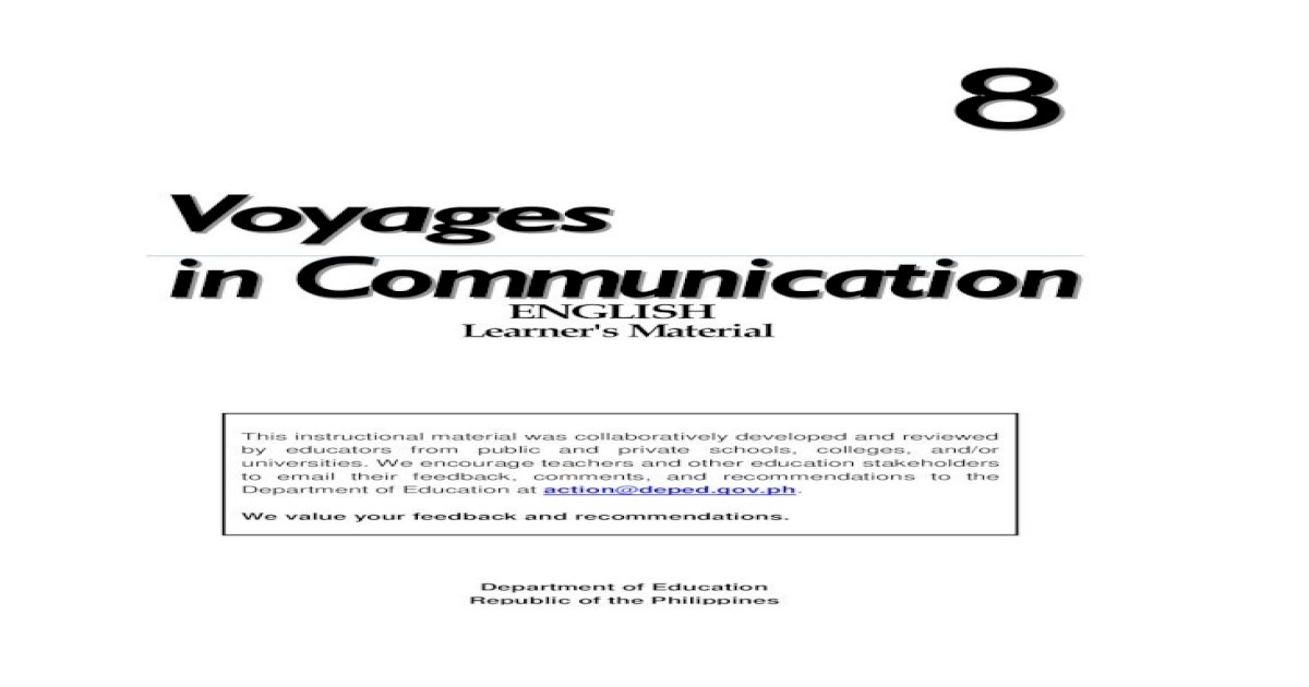 voyages in communication english lm 8