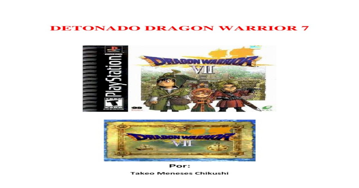Detonado Dragon Quest VII