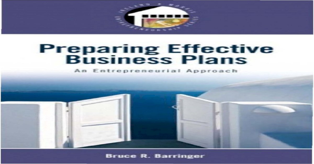 preparing effective business plans second edition