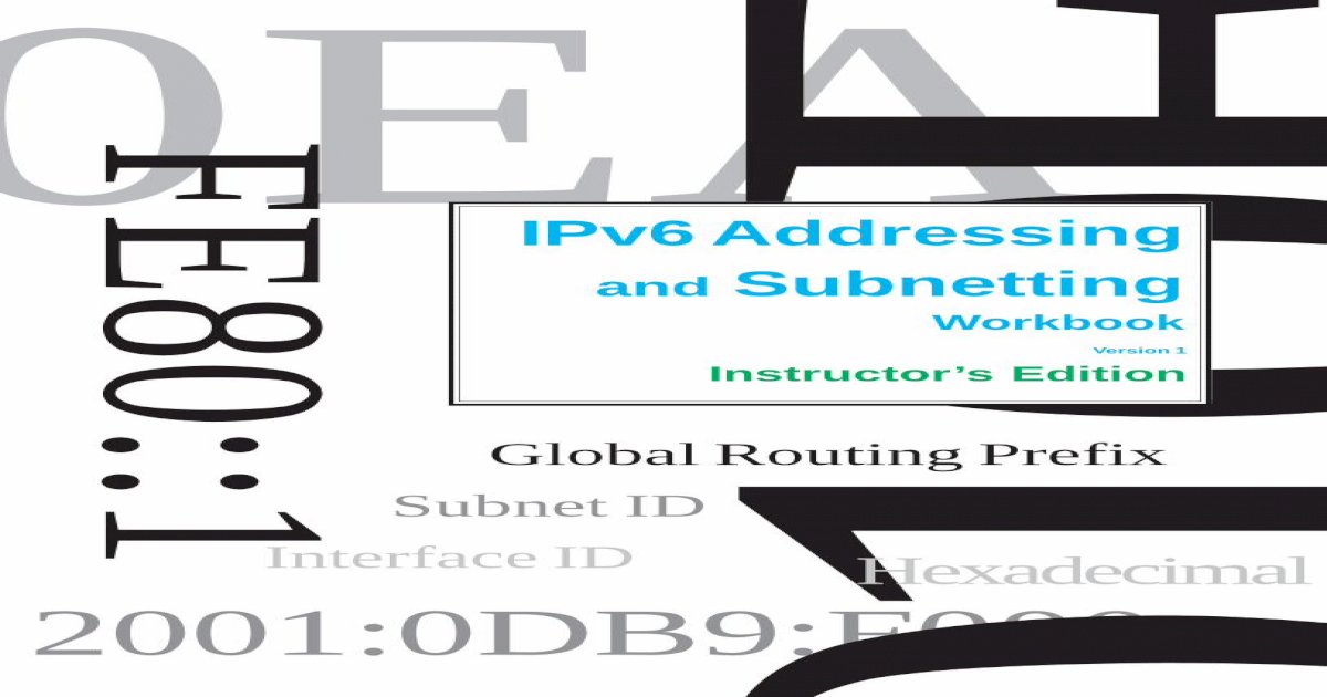 ipv4 addressing and subnetting workbook version 2.1 answers