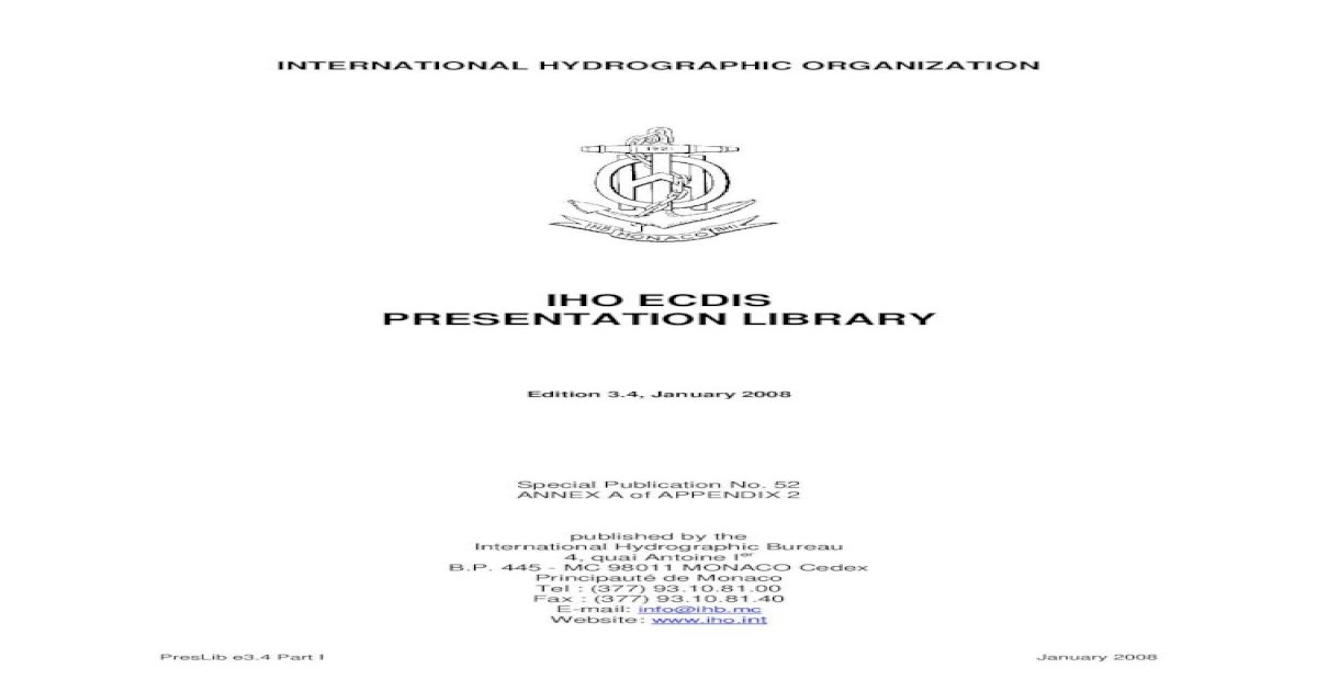 iho ecdis presentation library