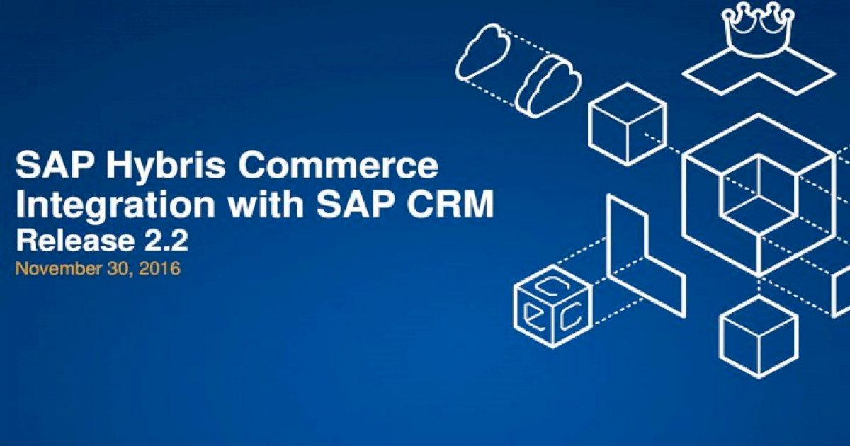 SAP Hybris Commerce Integration with SAP CRM Order Integration ...