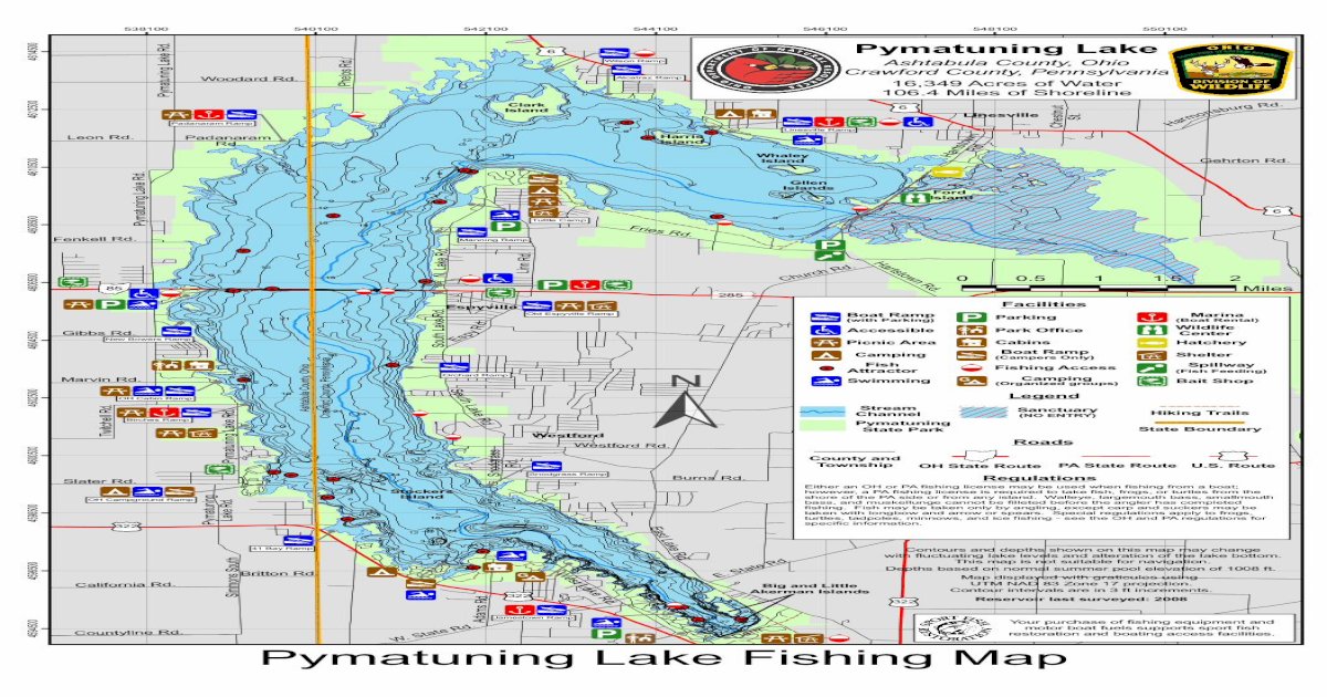 Pymatuning Lake Map - Wildlife Homewildlife.ohiodnr.gov/Portals ...