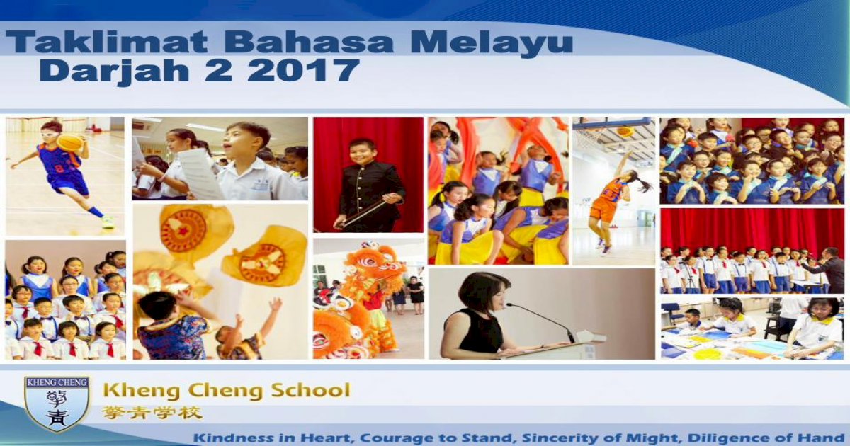 Taklimat Bahasa Melayu Darjah 2 2017 with Us... · 4）Bina ayat