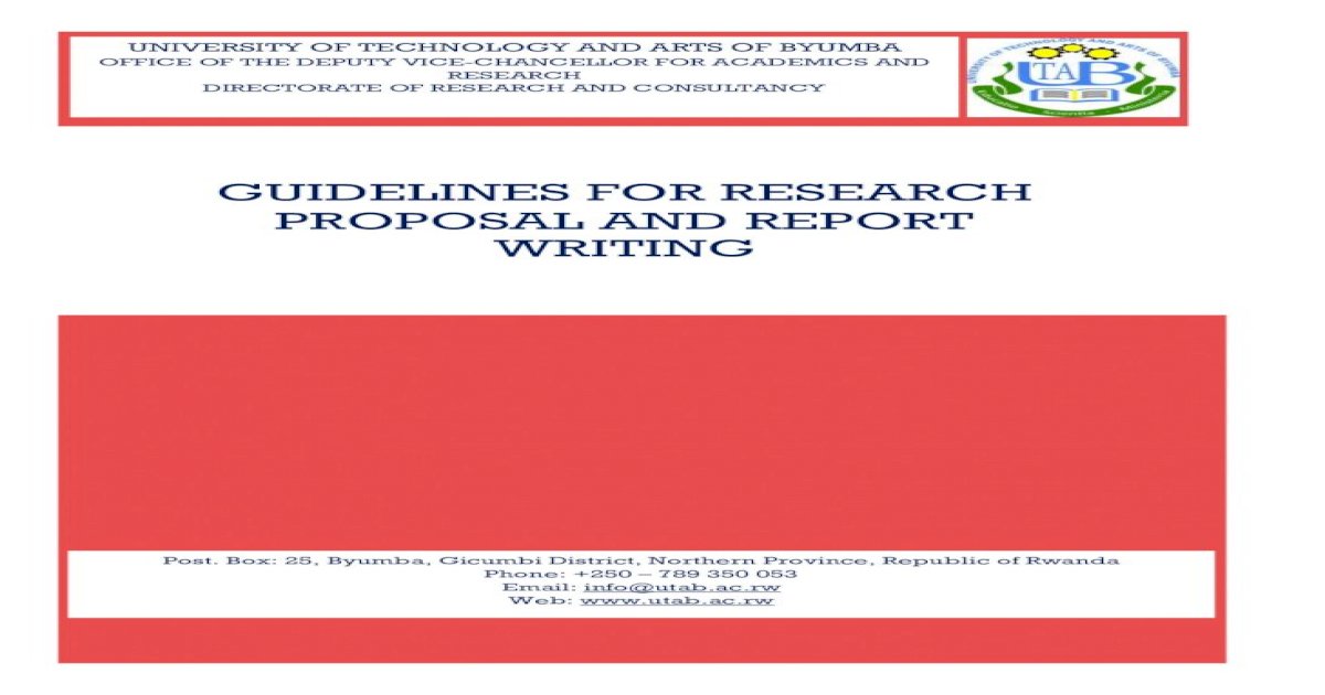 research proposal guidelines usyd