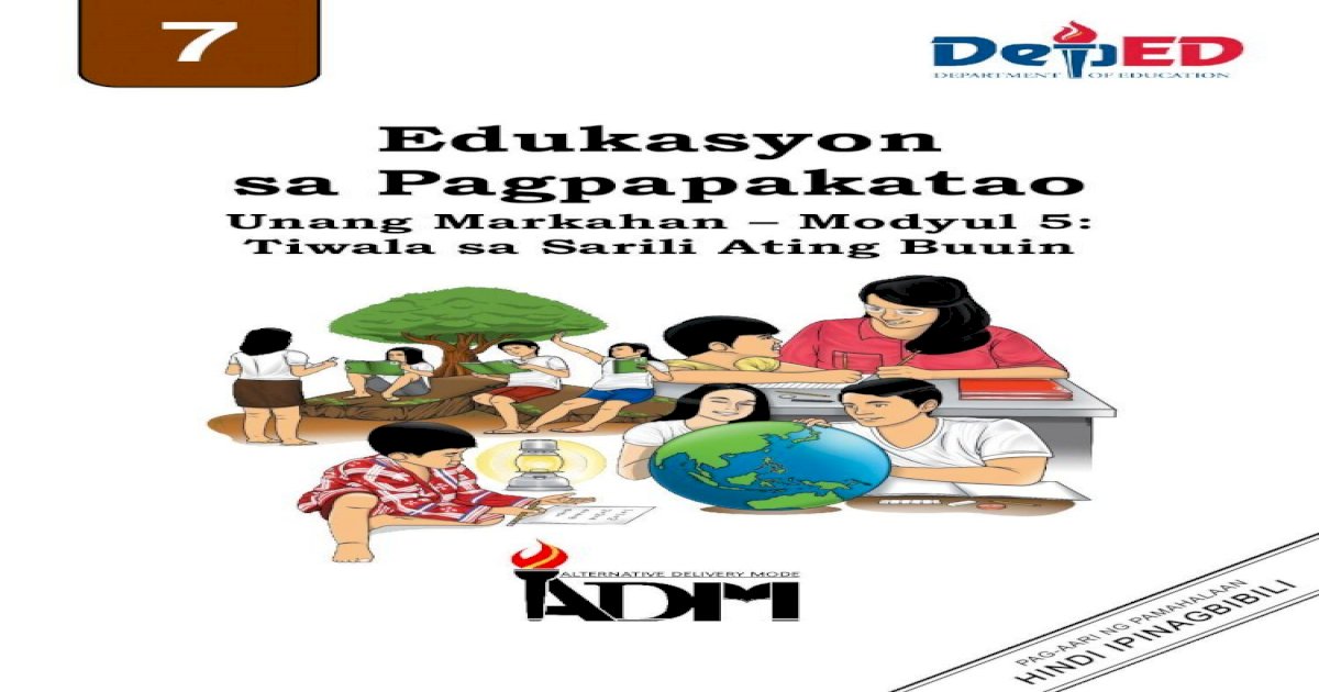 Edukasyon sa Pagpapakatao · 2020. 11. 10. · Ang kamay ay madalas