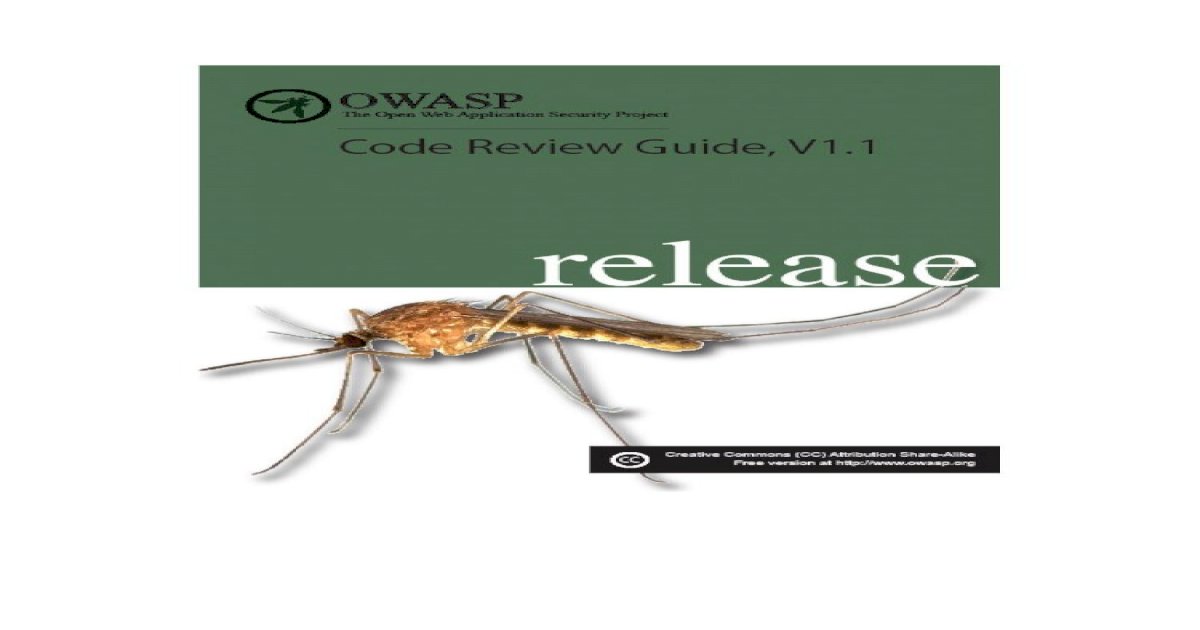 OWASP Code Review GuideV1 1 · 2020. 1. 17. · OWASP Code Review Guide