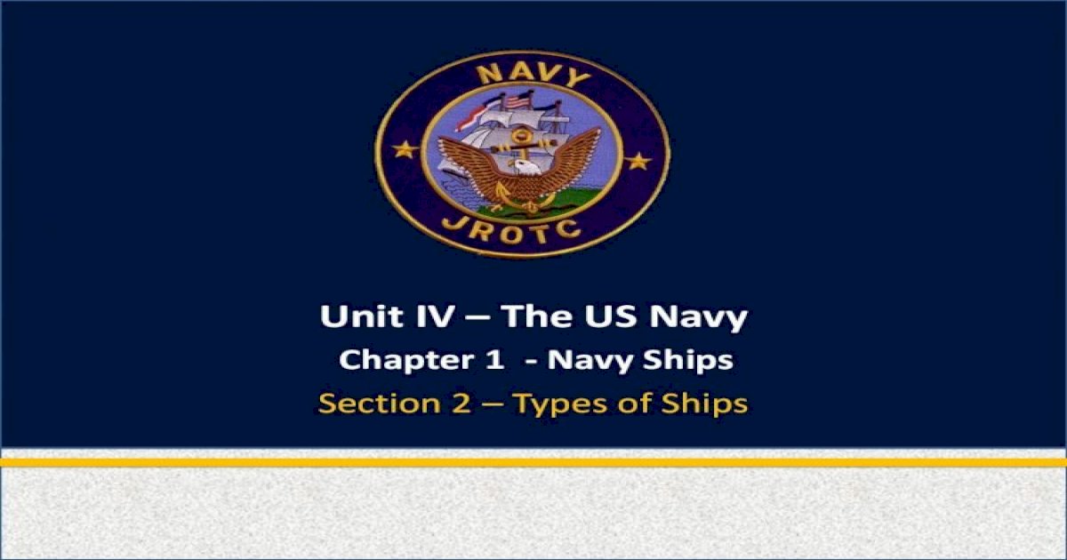 Unit IV The US Navy...Destroyers Zumwalt Class Arleigh Burke Class ...