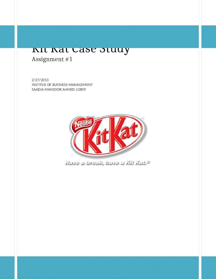 kit kat case study
