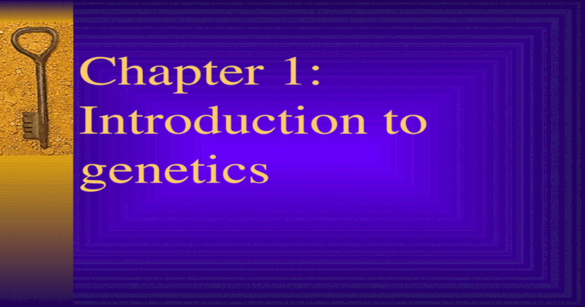 assignment 1.1 introduction to genetics
