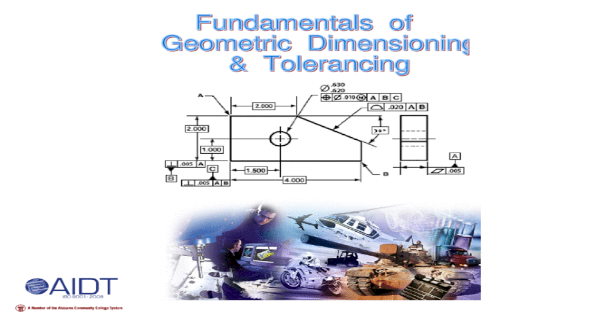 Fundamentals Of Geometric Dimensioning And Tolerancing Ppt Powerpoint