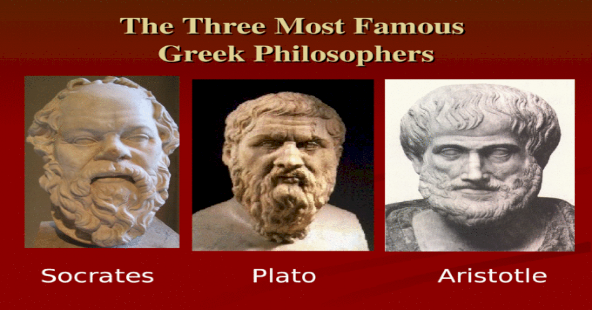 The Three Most Famous Greek Philosophers Socrates Plato Aristotle ...