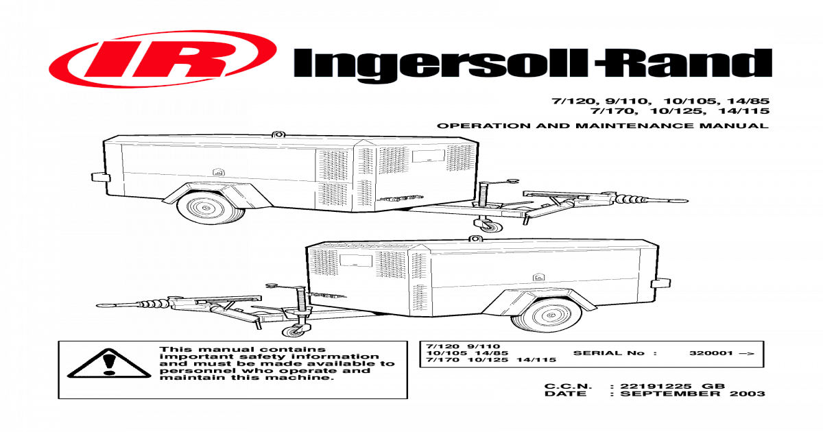 Ingersoll Rand Light Tower Service Manual Shelly Lighting