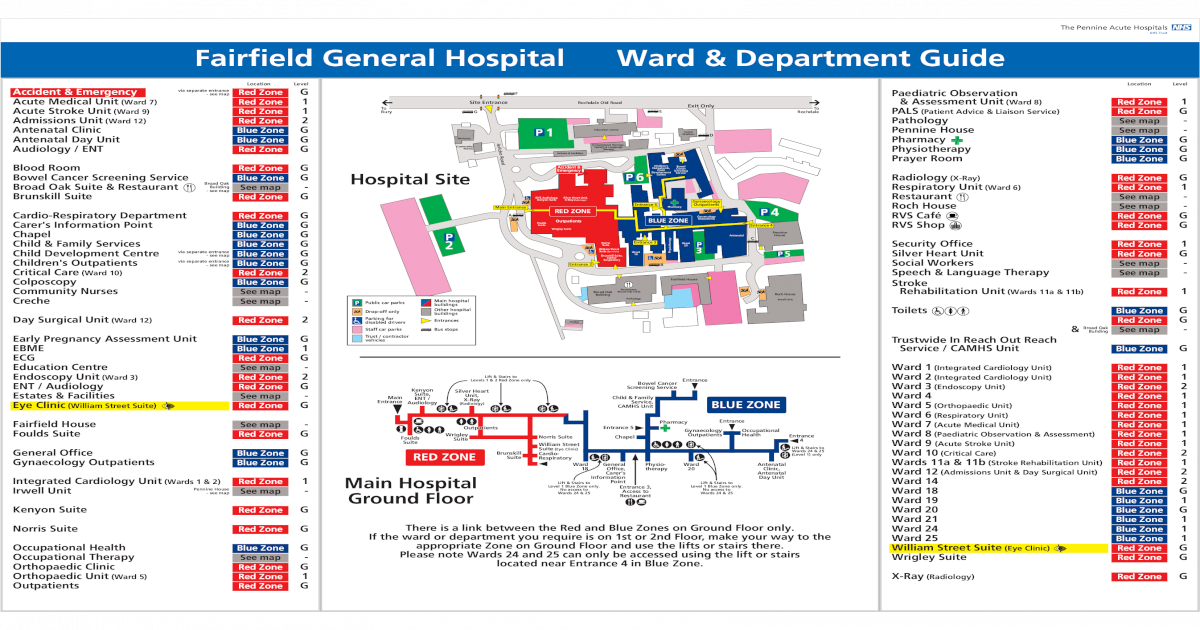 Gloucester Hospital Map