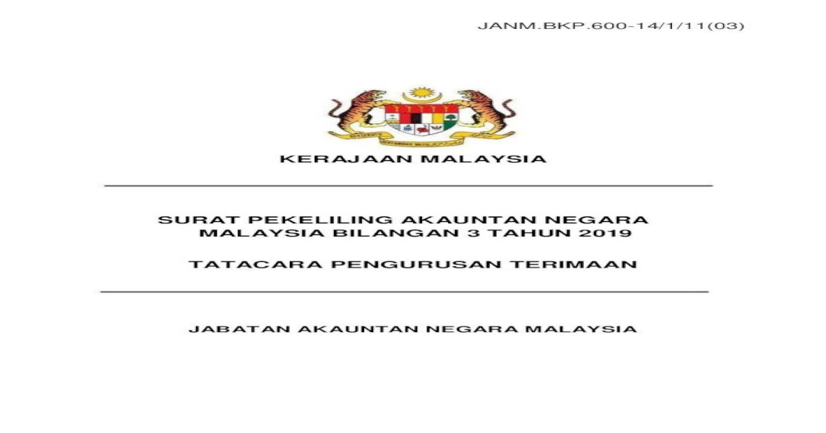 Surat Pekeliling Ketua Pengarah Kesihatan Malaysia Bil 2 2009