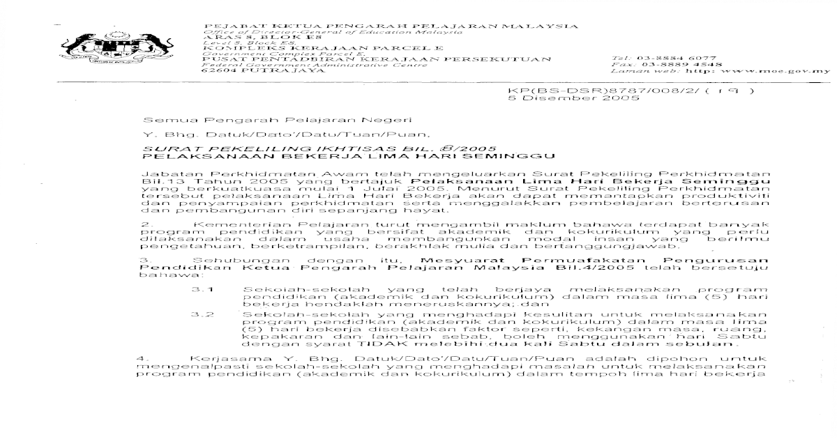 Surat Pekeliling Kewangan Bil.7 Tahun 2008