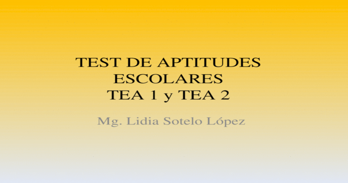 test-de-aptitudes-escolares-2013-iii-ppt-powerpoint