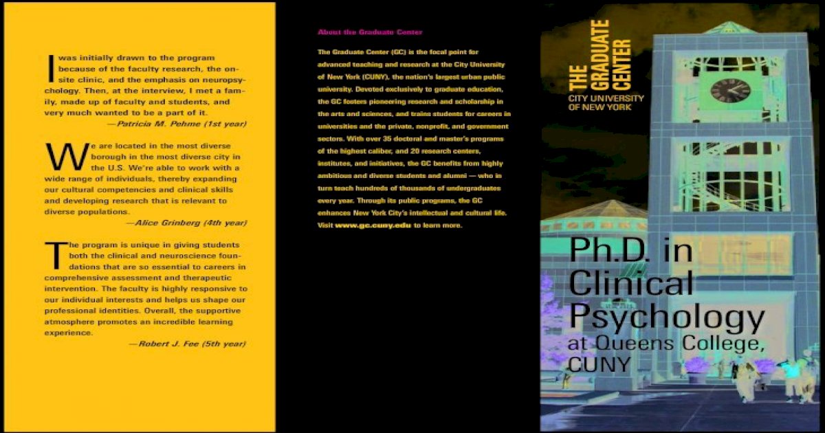 clinical psychology phd programs new york