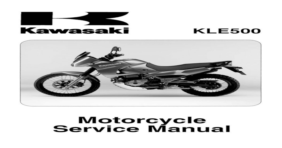 Manual de Servicio Kawasaki 500 - Document]