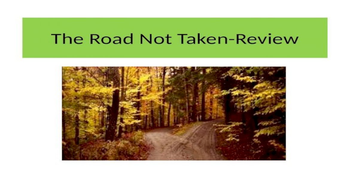 The Road Not Taken-Review. Bridging Text and Context How to find and ...