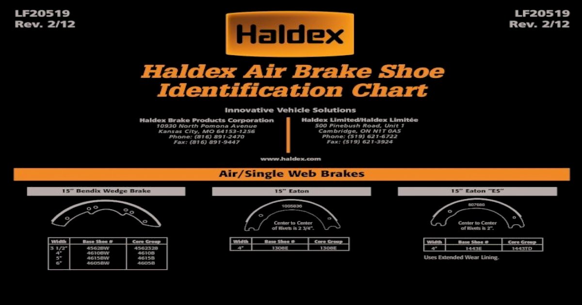 haldex-air-brake-shoe-identification-chart-pdf-document