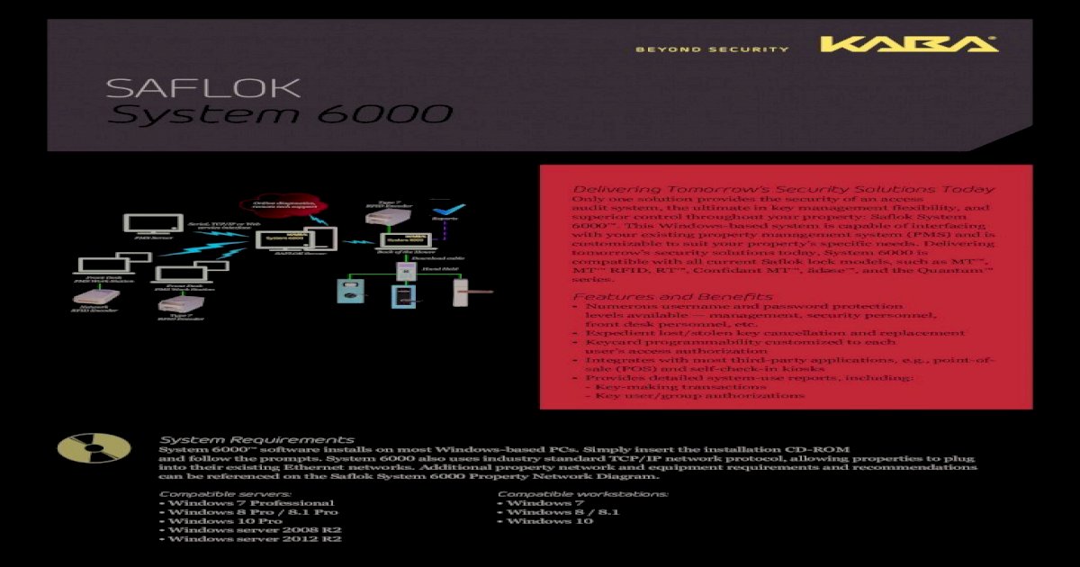 saflok system 6000 software download
